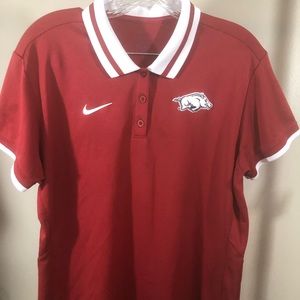 Women's  SML Nike Arkansas Razorbacks Polo